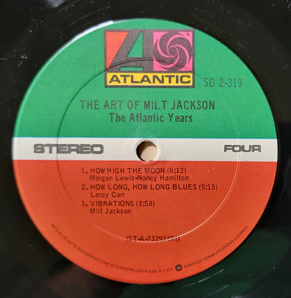 Milt Jackson – The Art Of Milt Jackson - The Atlantic Years (VG+/VG) – 2xLP, US 1975 - Image 8
