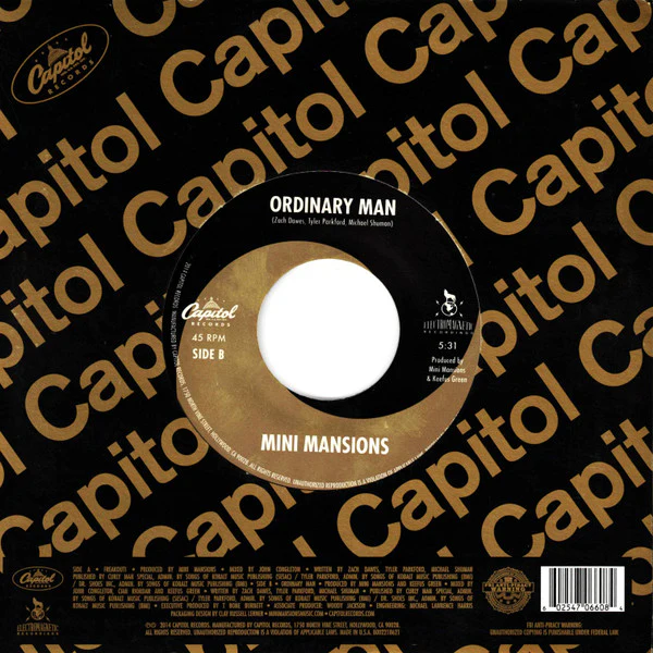 Mini Mansions – Freakout! (VG+/VG+) – 7", US 2015 - Image 2