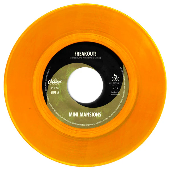 Mini Mansions – Freakout! (VG+/VG+) – 7", US 2015 - Image 3