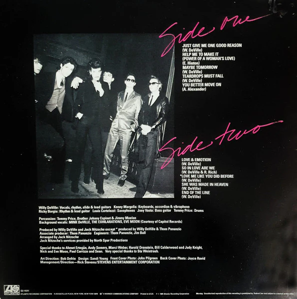 Mink DeVille – Coup De Grâce (VG+/VG+) – LP, US 1981 - Image 2