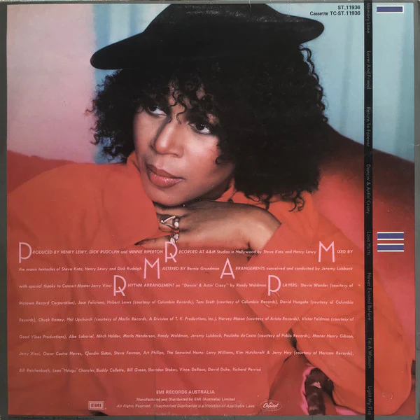 Minnie Riperton – Minnie (VG+/VG+) – LP, AU 1979 - Image 2