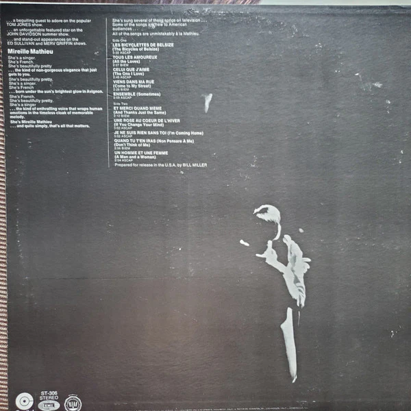 Mireille Mathieu – Mireille Mathieu (VG/VG+) – LP, US 1969 - Image 2