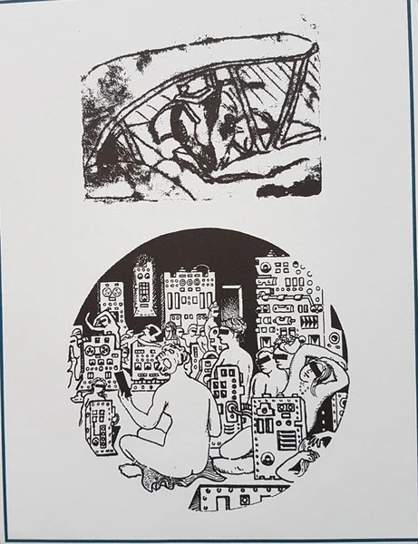 Mnemonist Orchestra, Mnemonists – Mnemonist Orchestra / Some Attributes Of A Living System (E/E) – 2xLP, US 1985 - Image 5