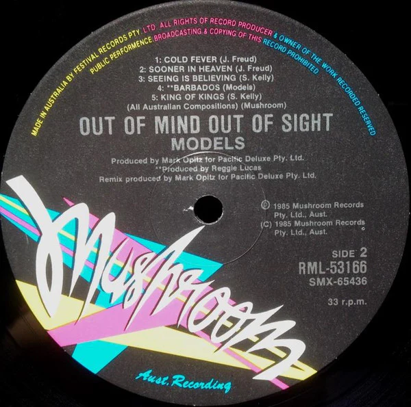 Models – Out Of Mind Out Of Sight (VG+/VG+) – LP, AU 1985 - Image 4