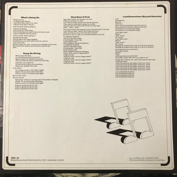 Moir Sisters – Lost-Somewhere Beyond Harmony (VG+/VG+) – LP, AU 1975 - Image 9