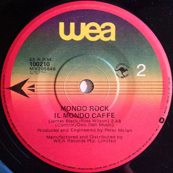 Mondo Rock – No Time (E/VG+) – 7", AU 1982 - Image 4