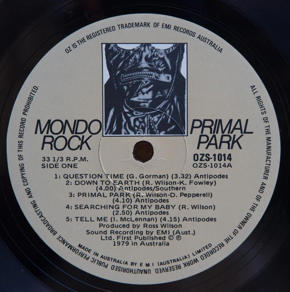 Mondo Rock – Primal Park (VG/VG) – LP, AU 1979 - Image 3