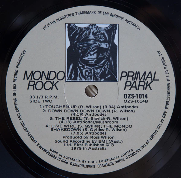 Mondo Rock – Primal Park (VG/VG) – LP, AU 1979 - Image 4