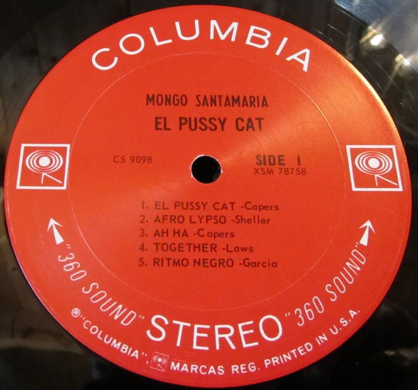 Mongo Santamaria – El Pussy Cat (VG/VG) – LP, US - Image 2