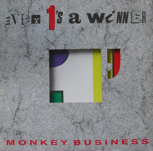 Monkey Business – Every 1's A Winner (VG/Generic) – 12", IT 1987