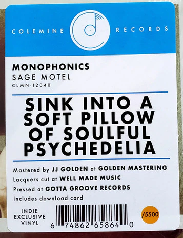 Monophonics – Sage Motel (E/E) – LP, US 2022 - Image 9
