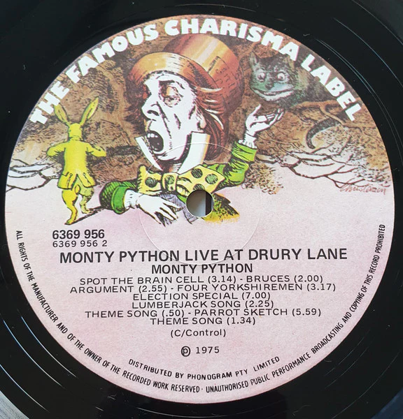 Monty Python – Monty Python Live At Drury Lane (E/VG+) – LP, AU 1974 - Image 4