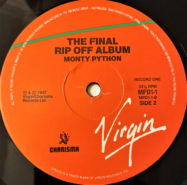 Monty Python – The Final Rip Off (E/E) – 2xLP, Australasia 1987 - Image 9