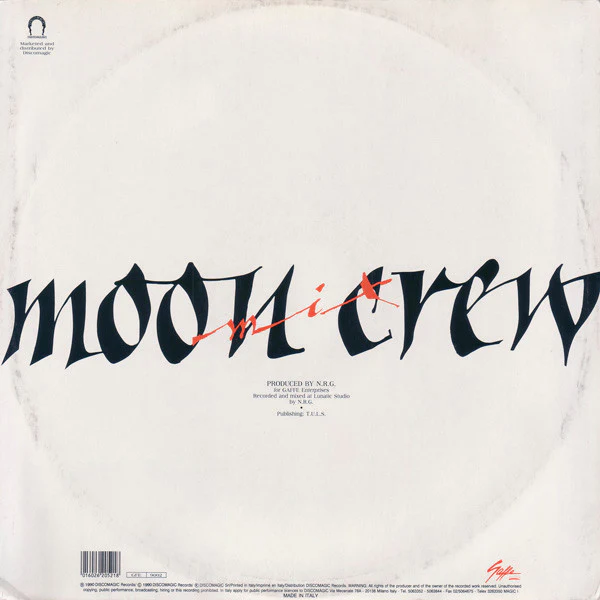 Moon Crew – Mix! (VG/VG) – 12", IT 1990 - Image 4