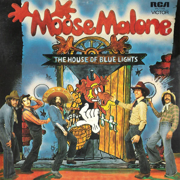 Moose Malone – House Of Blue Lights (VG+/VG+) – LP, AU 1977