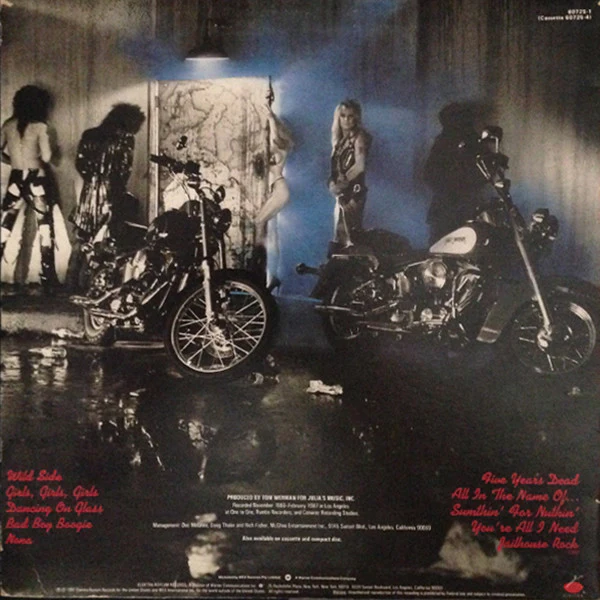 Mötley Crüe – Girls, Girls, Girls (VG/VG) – LP, AU 1987 - Image 2