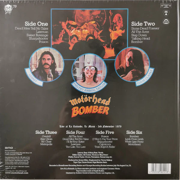 Motörhead – Bomber (E/E) – LP, EU 2019 - Image 3