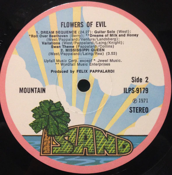 Mountain – Flowers Of Evil (VG/VG) – LP, UK 1971 - Image 4