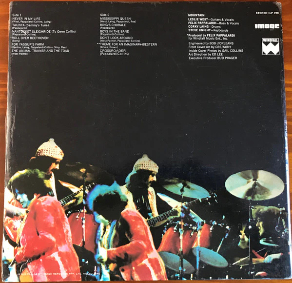 Mountain – The Best Of Mountain (VG+/VG+) – LP, AU 1973 - Image 2
