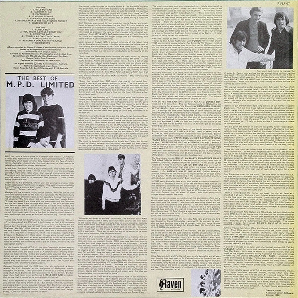 M.P.D. Limited – The Wild Side Of Life - The Musical Adventures Of Mike, Pete And Danny! (VG+/VG+) – LP, AU 1982 - Image 2