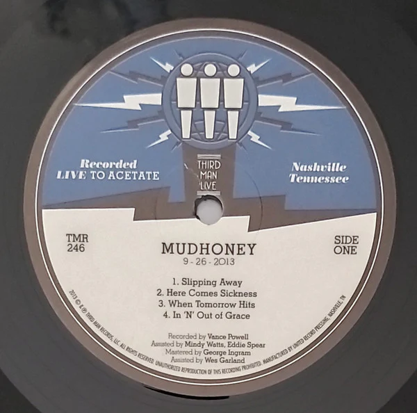 Mudhoney – Live At Third Man Records (VG+/VG+) – LP, US 2014 - Image 3