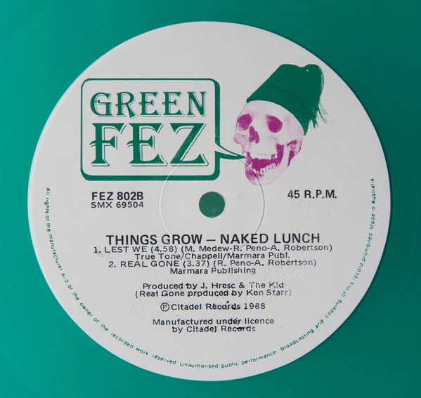 Naked Lunch – Things Grow (VG+/E) – 12", AU 1988 - Image 5