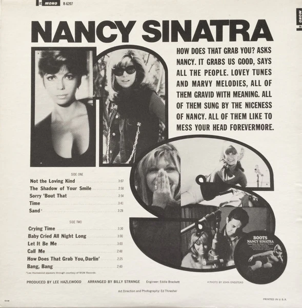 Nancy Sinatra – How Does That Grab You? (VG/VG) – LP, US 1966 - Image 2