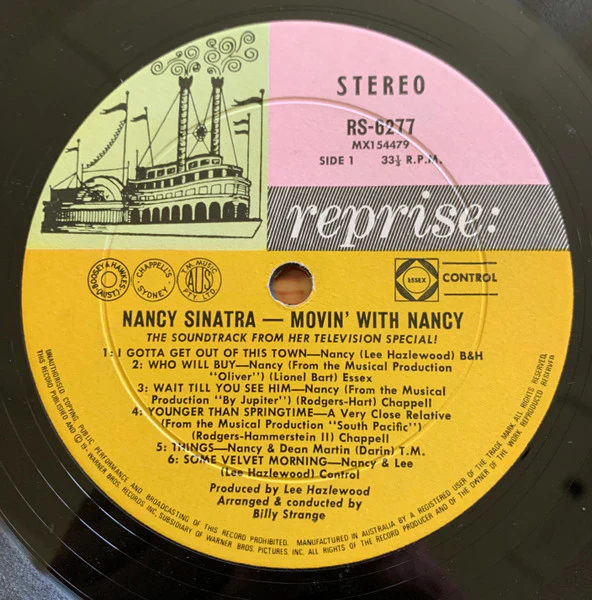 Nancy Sinatra – Movin' With Nancy (VG/VG) – LP, AU 1967 - Image 3