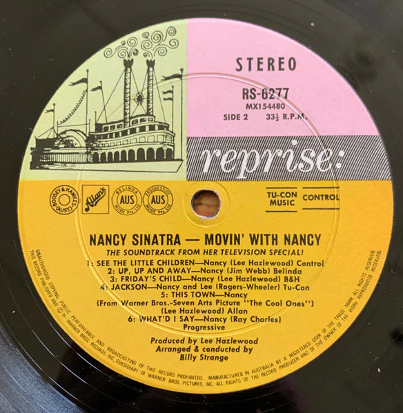 Nancy Sinatra – Movin' With Nancy (VG/VG) – LP, AU 1967 - Image 4