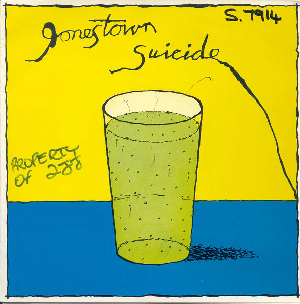 Nasty Nigel And The Teenage Hellcats – Jonestown Suicide (E/E) – 7", AU 1979