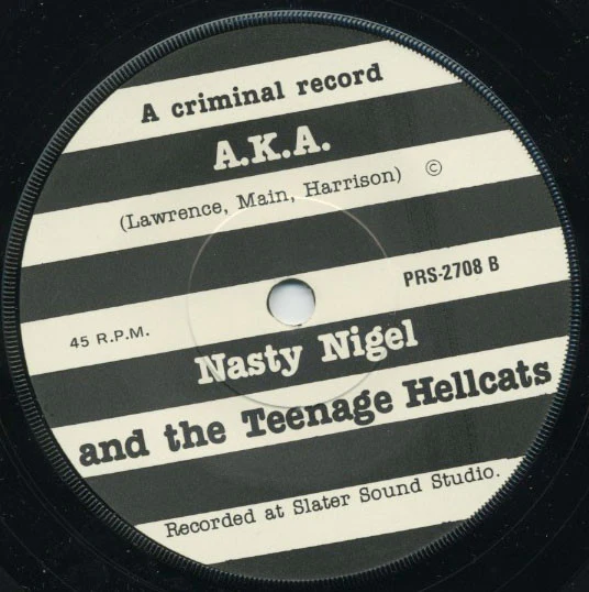 Nasty Nigel And The Teenage Hellcats – Jonestown Suicide (E/E) – 7", AU 1979 - Image 4