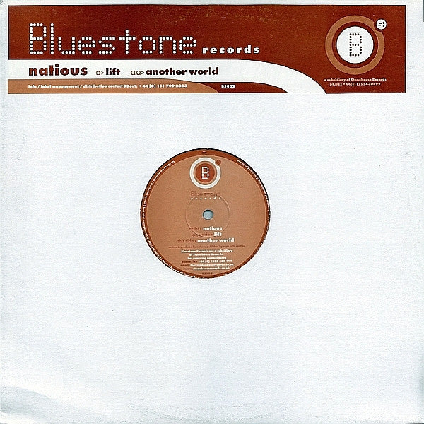 Natious – Lift / Another World (VG/Generic) – 12", UK 2001