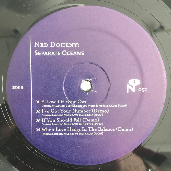 Ned Doheny – Separate Oceans (VG+/VG+) – 2xLP, US 2014 - Image 6