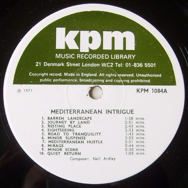Neil Ardley, John Leach – Mediterranean Intrigue / Martenot (VG+/VG+) – LP, UK 1971 - Image 3