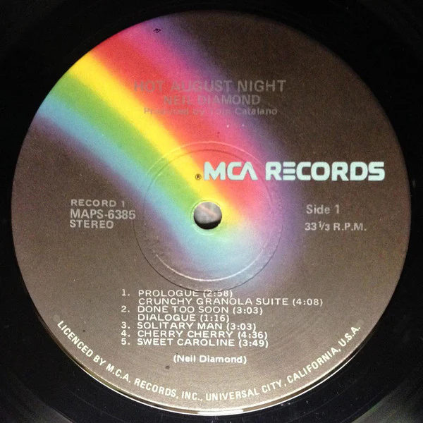 Neil Diamond – Hot August Night (VG+/VG+) – 2xLP, AU 1973 - Image 5
