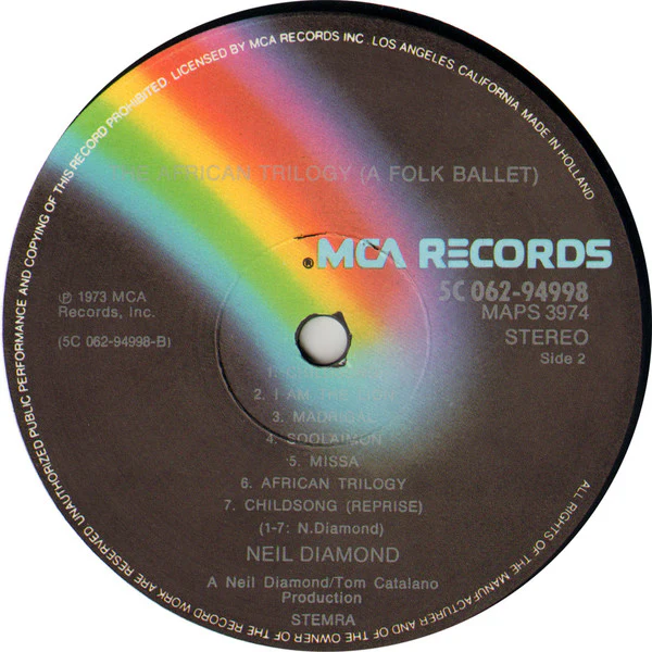Neil Diamond – Tap Root Manuscript (VG/VG+) – LP, NL - Image 4