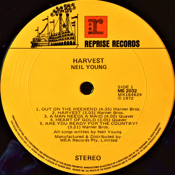 Neil Young – Harvest (VG/VG) – LP, AU 1972 - Image 4