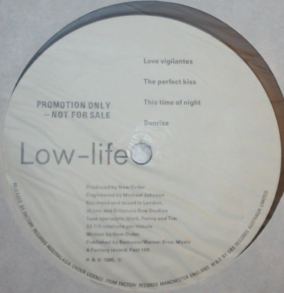 New Order – Low-life (VG+/VG) – LP, AU 1985