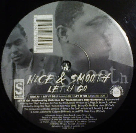Nice & Smooth – Let It Go (VG+/Generic) – 12", US 1998
