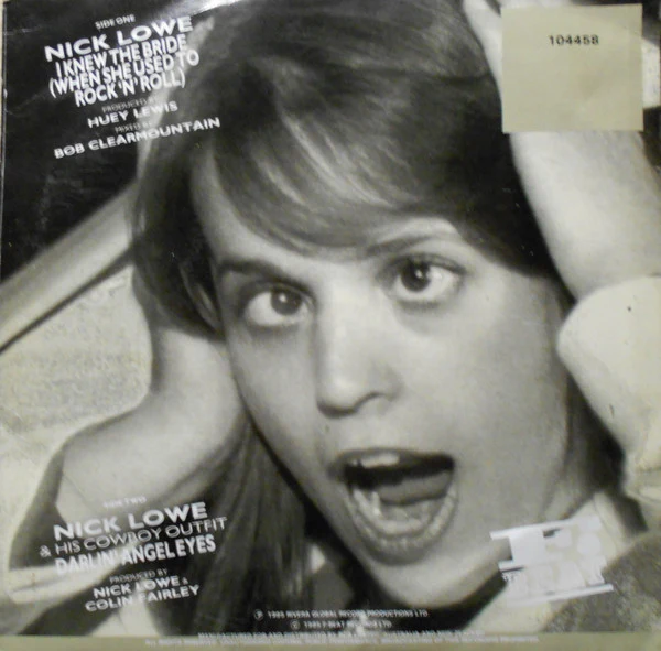 Nick Lowe – I Knew The Bride (When She Used To Rock 'N' Roll) (VG+/VG+) – 7", AU 1985 - Image 2