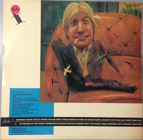 Nick Lowe – Nick The Knife (VG+/VG+) – LP, AU 1982 - Image 2
