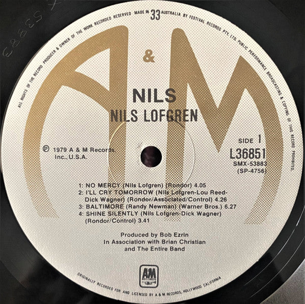 Nils Lofgren – Nils (VG+/VG+) – LP, AU 1979 - Image 8