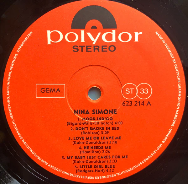 Nina Simone – Nina Simone (VG+/VG+) – LP, DE 1966 - Image 3