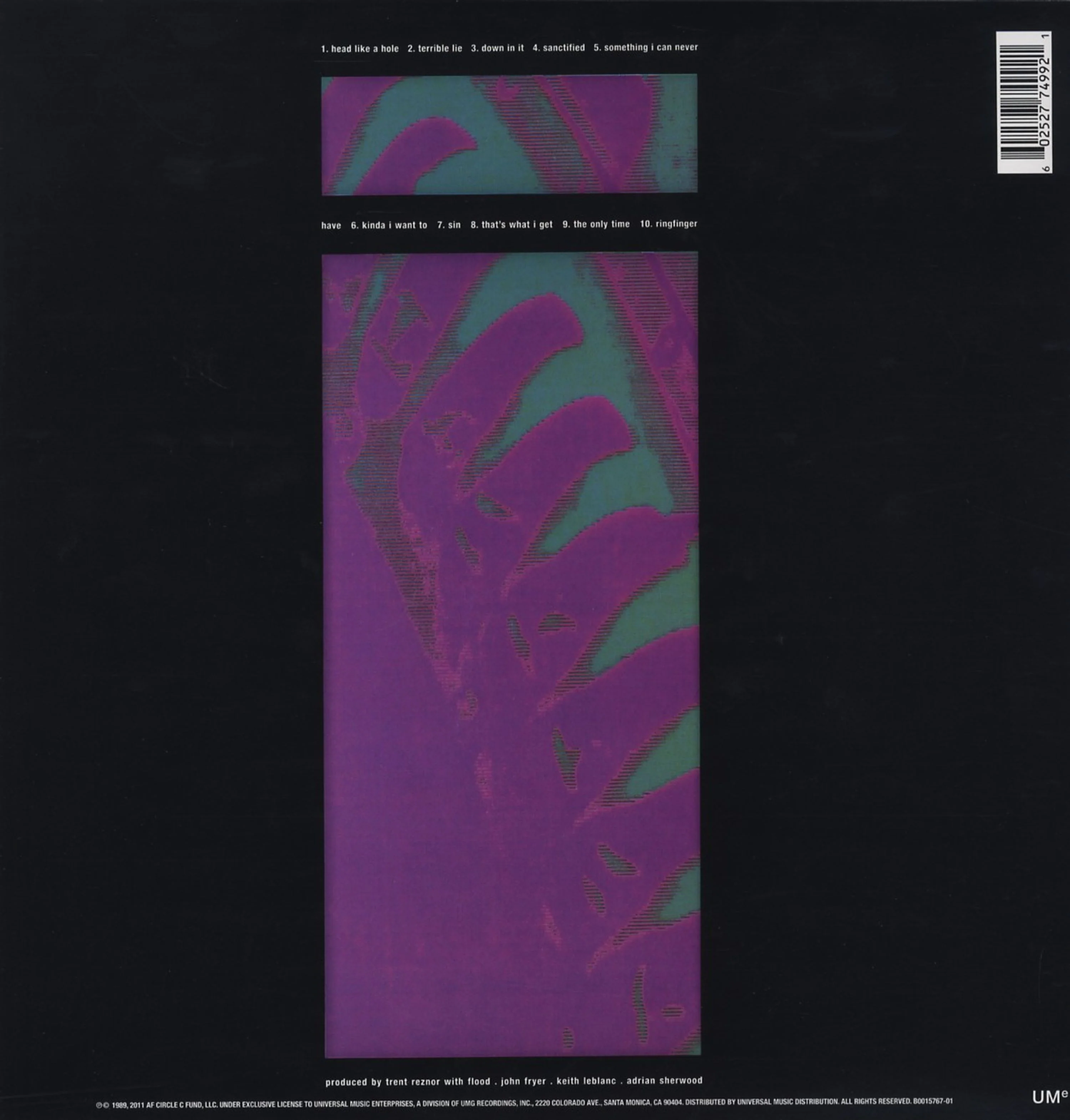 Nine Inch Nails – Pretty Hate Machine - Image 2