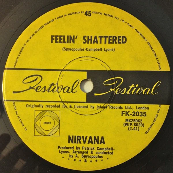 Nirvana – Pentecost Hotel (VG/Generic) – 7", AU 1967 - Image 2