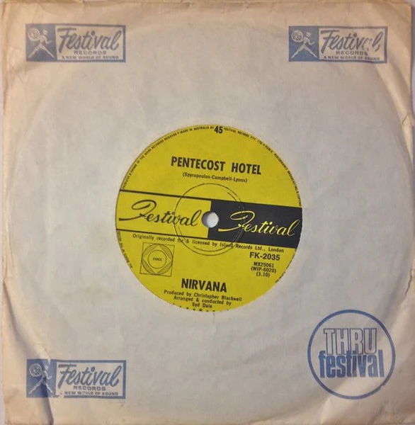 Nirvana – Pentecost Hotel (VG/Generic) – 7", AU 1967 - Image 3