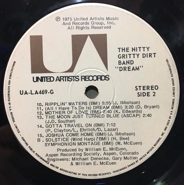 Nitty Gritty Dirt Band – Dream (VG+/VG) – LP, CA 1975 - Image 4