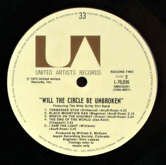 Nitty Gritty Dirt Band – Will The Circle Be Unbroken (G+/VG) – 3xLP, AU 1974 - Image 10