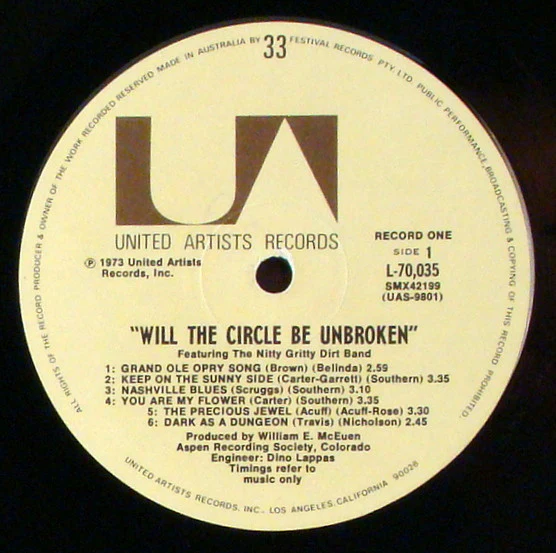 Nitty Gritty Dirt Band – Will The Circle Be Unbroken (G+/VG) – 3xLP, AU 1974 - Image 9