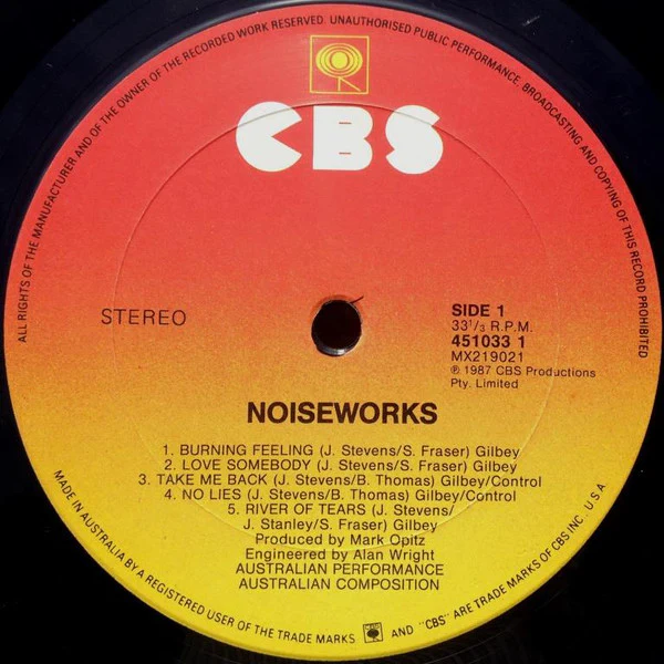 Noiseworks – Noiseworks (E/E) – LP, AU 1987 - Image 3